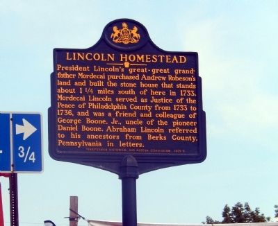 Lincoln Homestead Marker. Click for full size. Lincoln Homestead Marker image. Click for full size.