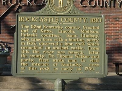 Rockcastle County, 1810 Marker image. Click for full size.