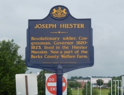Joseph Hiester Marker image. Click for full size.