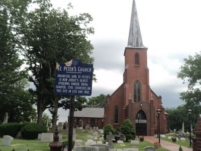 St. Peter�s Church Marker image. Click for full size.
