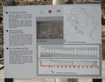 The So-Called Alytarchs' Stoa Marker image. Click for full size.