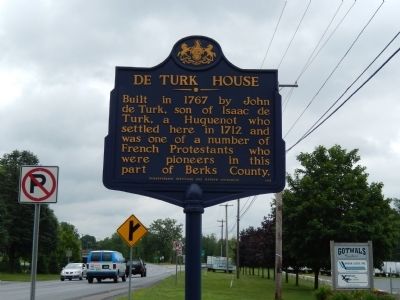 De Turk House Marker image. Click for full size.