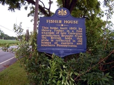 Fisher House Marker. Click for full size. Fisher House Marker image. Click for full size.