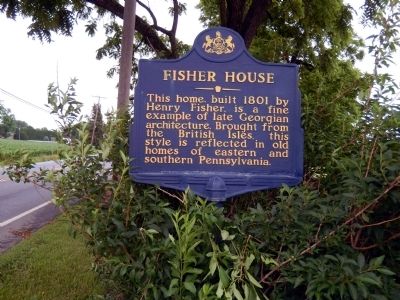 Fisher House Marker image. Click for full size.