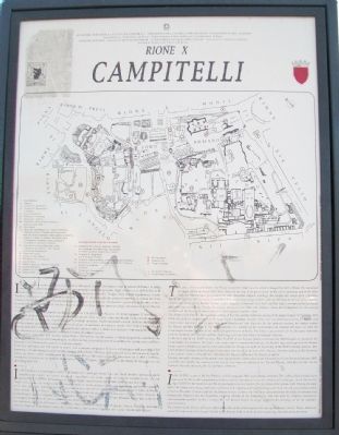 Rione / District X Campitelli Marker image. Click for full size.