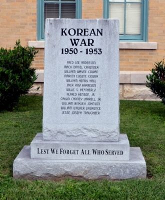 Robertson County Korean War Memorial image. Click for full size.