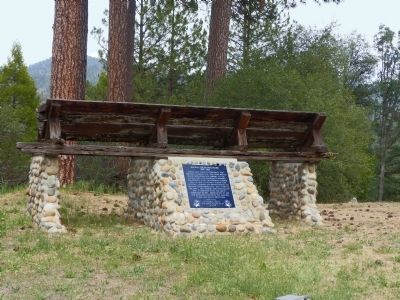 Madera Sugar Pine Flume Marker image. Click for full size.