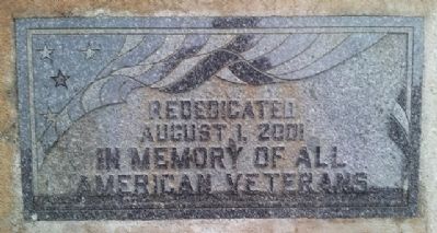 Veterans Memorial Marker. Click for full size. Veterans Memorial Marker image. Click for full size.