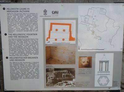 The Hellenistic Fountain and the Hexagon Marker image. Click for full size.
