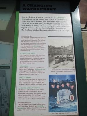 A Changing Waterfront Marker image. Click for full size.