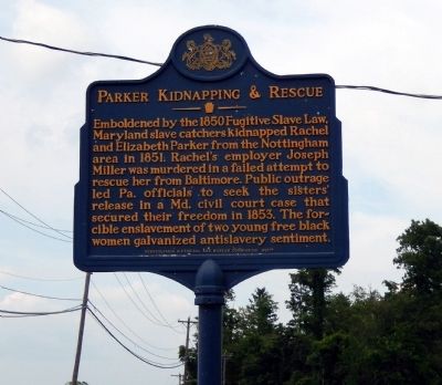 Parker Kidnapping & Rescue Marker image. Click for full size.