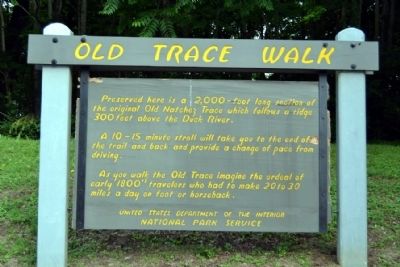 Old Trace Walk Marker image. Click for full size.