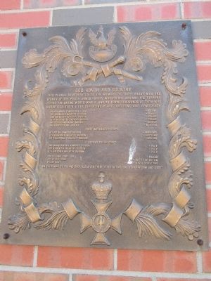 God Honor and Country Memorial. Click for full size. God Honor and Country Memorial image. Click for full size.