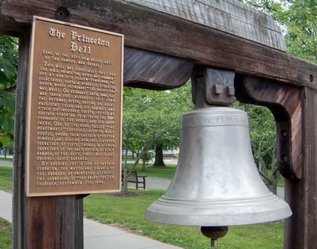 The Princeton Bell Marker and Bell image. Click for full size.
