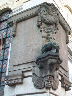 Evangelical Methodist Church World War I Memorial Marker. Click for full size. Evangelical Methodist Church World War I Memorial Marker image. Click for full size.