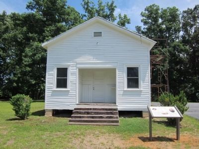 The Piney Branch School Marker image. Click for full size.