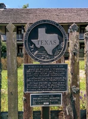 Winedale Stagecoach Inn Marker. Click for full size. Winedale Stagecoach Inn Marker image. Click for full size.