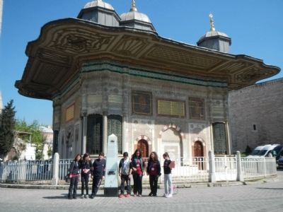 The Fountain of Ahmed III Marker. Click for full size. The Fountain of Ahmed III Marker image. Click for full size.