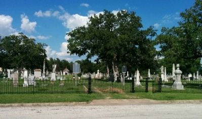 Old City Cemetery and Marker image. Click for full size.