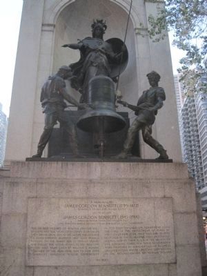 James Gordon Bennett Monument Marker image. Click for full size.