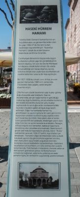 Haseki Hürrem Hamamı Marker. Click for full size. Haseki Hürrem Hamamı Marker image. Click for full size.