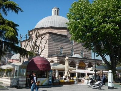 Haseki Hurrem Bathhouse Marker. Click for full size. Haseki Hurrem Bathhouse Marker image. Click for full size.