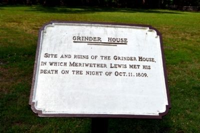 Grinder House Marker. Click for full size. Grinder House Marker image. Click for full size.