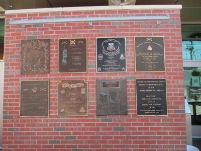 All Plaques on Wall image. Click for full size.