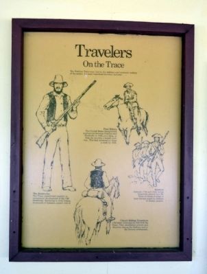 Travelers on the Trace Marker image. Click for full size.