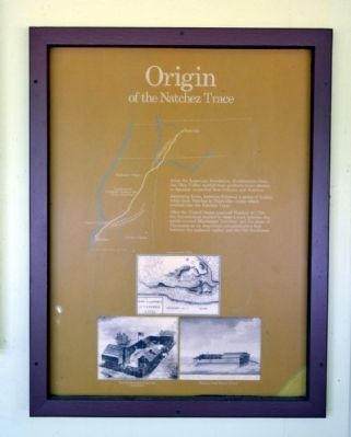 Origin of the Natchez Trace Marker image. Click for full size.