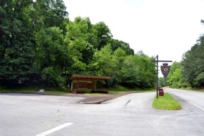 View to South Along Natchez Trace Parkway. Click for full size. View to South Along Natchez Trace Parkway image. Click for full size.