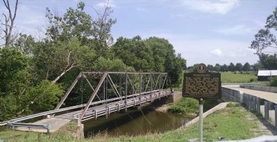 Branham's Mill / Galloway Pike Iron Bridge Marker image. Click for full size.