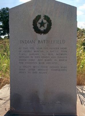 Indian Battlefield Marker. Click for full size. Indian Battlefield Marker image. Click for full size.