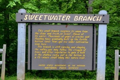 Sweetwater Branch Marker image. Click for full size.