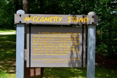 McGlamery Stand Marker image. Click for full size.