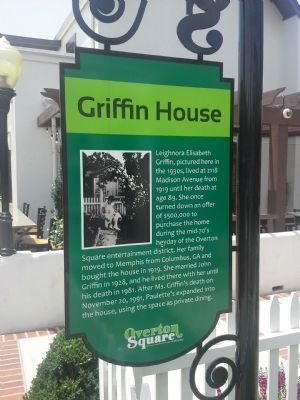 Griffin House Marker image. Click for full size.
