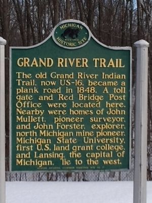 Grand River Trail Marker image. Click for full size.