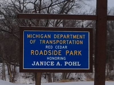 Roadside Park Sign image. Click for full size.