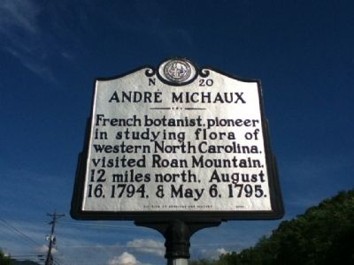 Andr� Michaux Marker image. Click for full size.