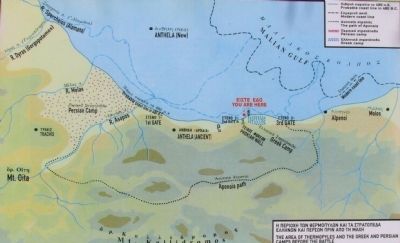 The Battle of Thermopyles Marker. Click for full size. The Battle of Thermopyles Marker image. Click for full size.
