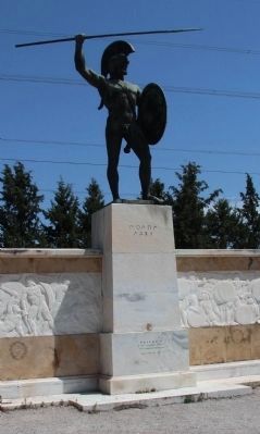 The statue of Leonidas in Thermopyles. Click for full size. The statue of Leonidas in Thermopyles image. Click for full size.