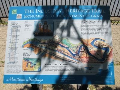 The Industrial Heritage Trail Marker. Click for full size. The Industrial Heritage Trail Marker image. Click for full size.