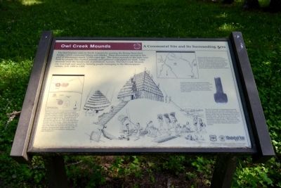 Owl Creek Mounds Marker image. Click for full size.