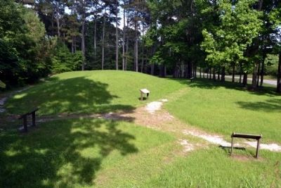 Owl Creek Mound II as viewed from top of Mound I. Click for full size. Owl Creek Mound II as viewed from top of Mound I image. Click for full size.