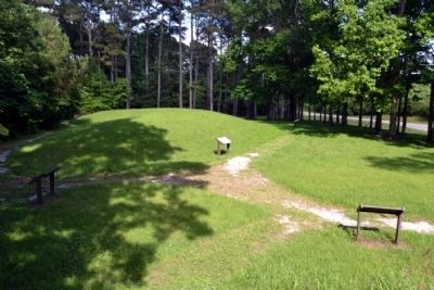 Owl Creek Mound II as viewed from top of Mound I. Click for full size. Owl Creek Mound II as viewed from top of Mound I image. Click for full size.