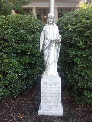 St. Agnes Statue at St. Agnes Academy image. Click for full size.