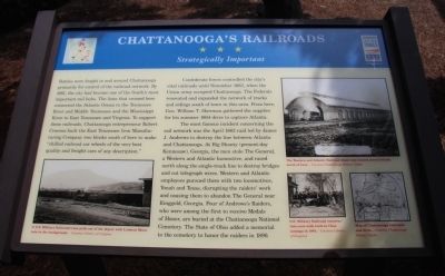 Chattanooga's Railroads Marker image. Click for full size.