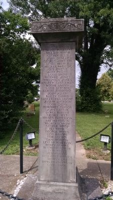 Kentucky African American Civil War Memorial (East face) image. Click for full size.
