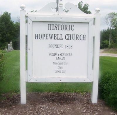 Historic Hopewell Marker image. Click for full size.