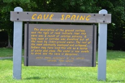 Cave Spring Marker image. Click for full size.
